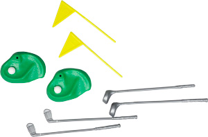 Golf Green w/ Clubs & Flag (Set)