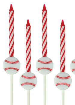 Cakedeco Candle Sets - Baseball