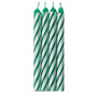 Striped Candles - Green