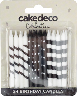 Dots & Stripes Birthday Candles