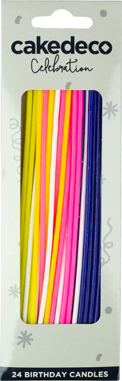 Slim Candles - Asst Colors