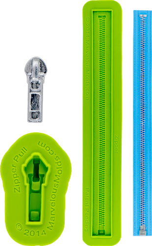 Zipper & Pull Silicone Mold
