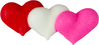 Mini Triple Heart - Royal Icing