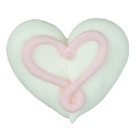 Heart To Heart  - Medium - White
