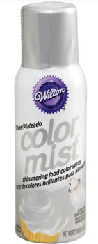 Color Mist Food Color Spray - Silver